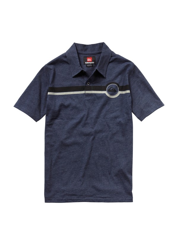 quiksilver, YOLO POLO BY QAS, VINTAGE BLUE (btk0) 0 YOLO POLO BY QAS AQBKT00025 Quiksilver