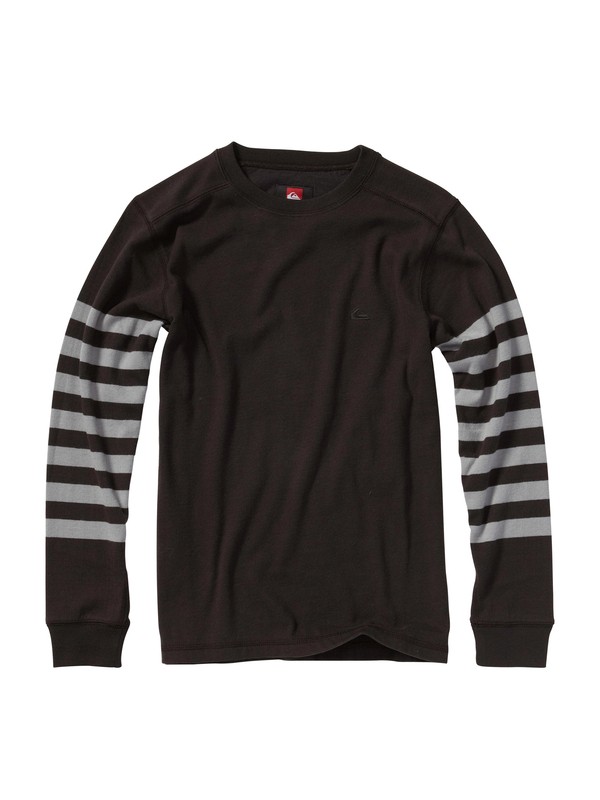 quiksilver, Boys 8-16 Snit Lite Long Sleeve Shirt, VINTAGE BLACK (ktf3) 0 Boys 8-16 Snit Lite Long Sleeve Shirt AQBKT00062 Quiksilver