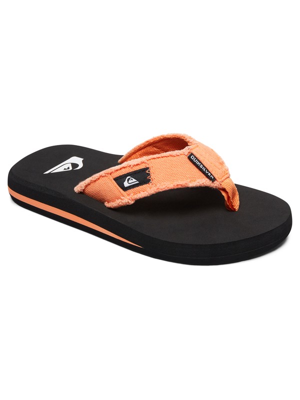 quiksilver, Monkey Abyss - Sandals, ORANGE/ORANGE/BLACK (xnnk) 0 Monkey Abyss - Sandals Orange AQBL100010 Quiksilver