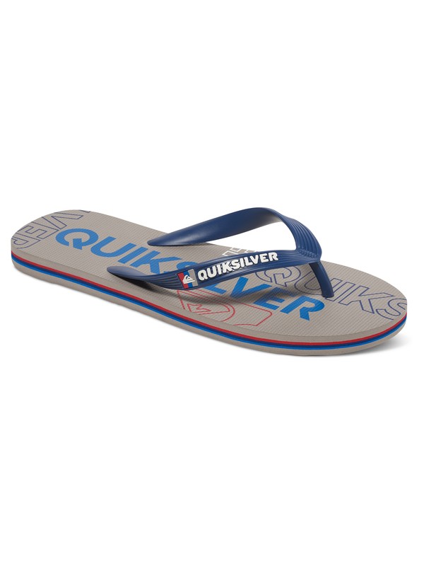 quiksilver, Molokai Nitro - Sandalen, BLUE/GREY/BLUE (xbsb) 0 Molokai Nitro - Sandalen Blau AQBL100015 Quiksilver