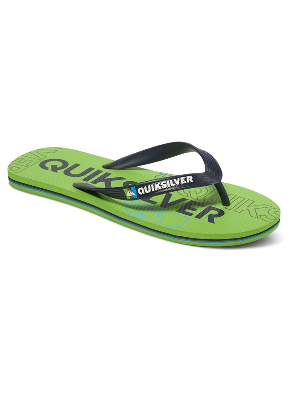 quiksilver, Molokai Nitro - Infradito, GREEN/GREEN/BLACK (xggk) 0 Molokai Nitro - Infradito Green AQBL100015 Quiksilver