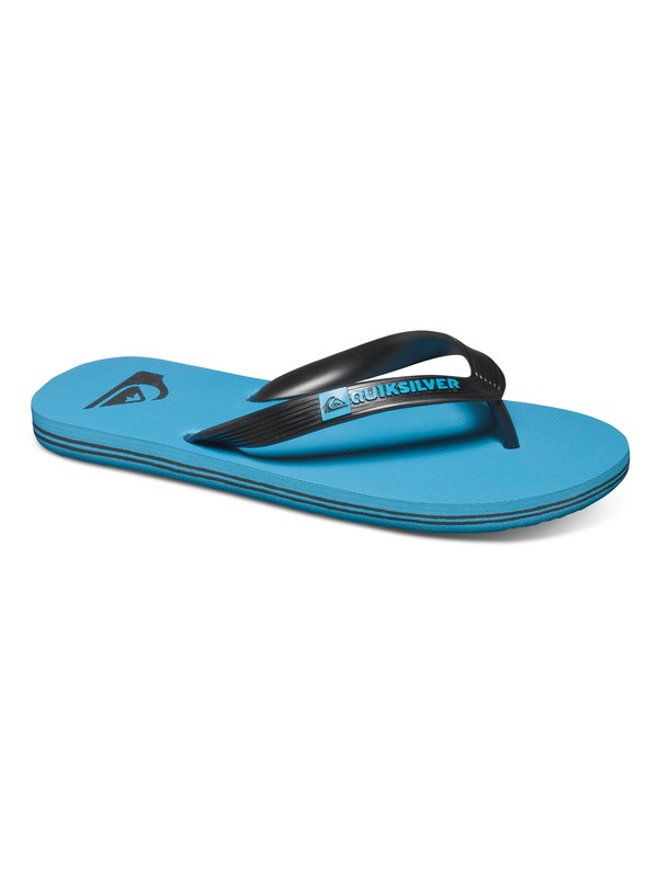 quiksilver, Molokai - Flip-Flops, BLACK/BLUE/BLUE (xkbb) 0 Molokai - Flip-Flops AQBL100017 Quiksilver