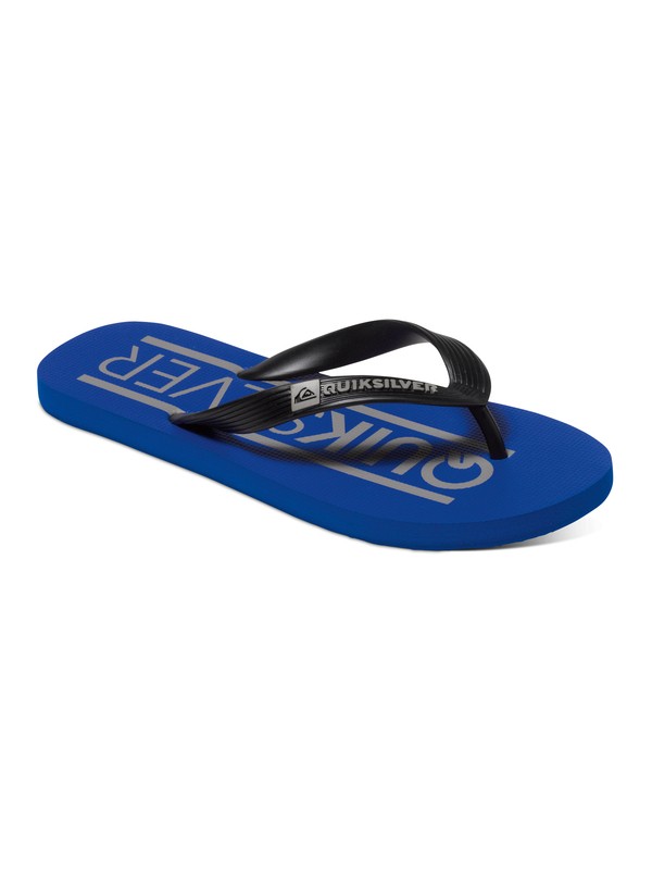 quiksilver, Java Wordmark - Flip-Flops, BLACK/BLUE/BLUE (xkbb) 0 Java Wordmark - Flip-Flops AQBL100018 Quiksilver