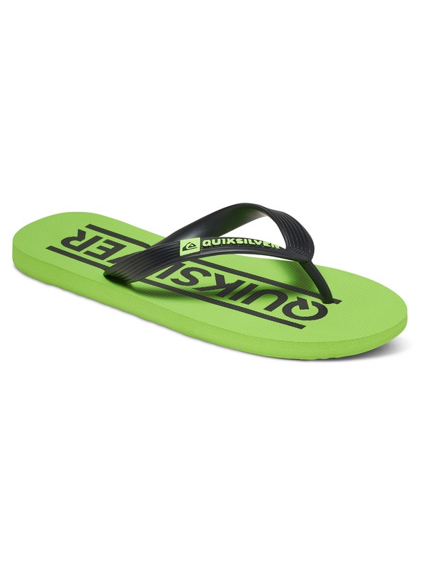 quiksilver, Java Wordmark - Sandalen, BLACK/GREEN/GREEN (xkgg) 0 Java Wordmark - Sandalen Schwarz AQBL100018 Quiksilver