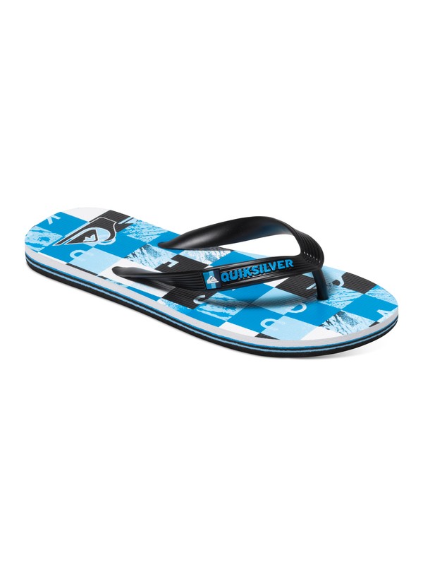 quiksilver, Molokai Check Remix - Flip-Flops, BLACK/BLUE/WHITE (xkbw) 0 Molokai Check Remix - Flip-Flops AQBL100096 Quiksilver