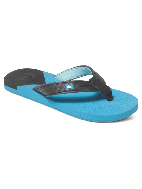 quiksilver, Molokai New Wave Deluxe - Infradito, BLACK/BLUE/BLUE (xkbb) 0 Molokai New Wave Deluxe - Infradito AQBL100100 Quiksilver