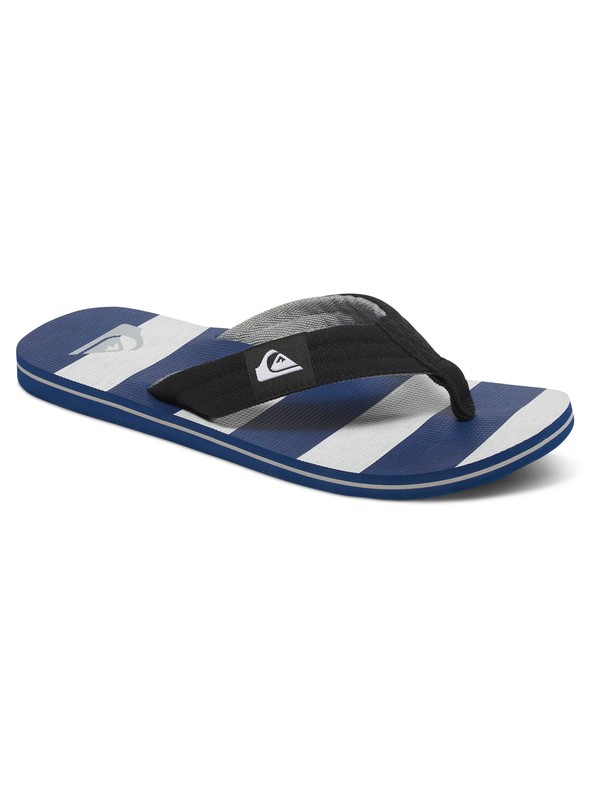 quiksilver, Molokai Layback - Sandalen, BLACK/GREY/BLUE (xksb) 0 Molokai Layback - Sandalen Schwarz AQBL100182 Quiksilver