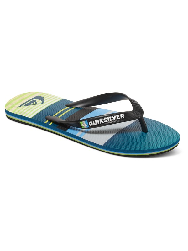 quiksilver, Molokai - Chancletas para Chicos, BLACK/GREEN/GREY (xkgs) 0 Molokai - Chancletas para Chicos Negro AQBL100197 Quiksilver