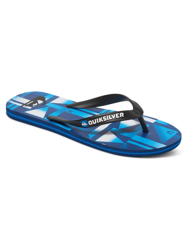 quiksilver, Molokai - Infradito, BLUE/BLUE/BLACK (xbbk) 0 Molokai - Infradito Blue AQBL100200 Quiksilver