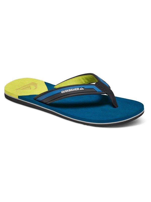 quiksilver, Molokai Deluxe - Sandalen für Jungen, BLUE/YELLOW/BLUE (xbyb) 0 Molokai Deluxe - Sandalen für Jungen AQBL100202 Quiksilver