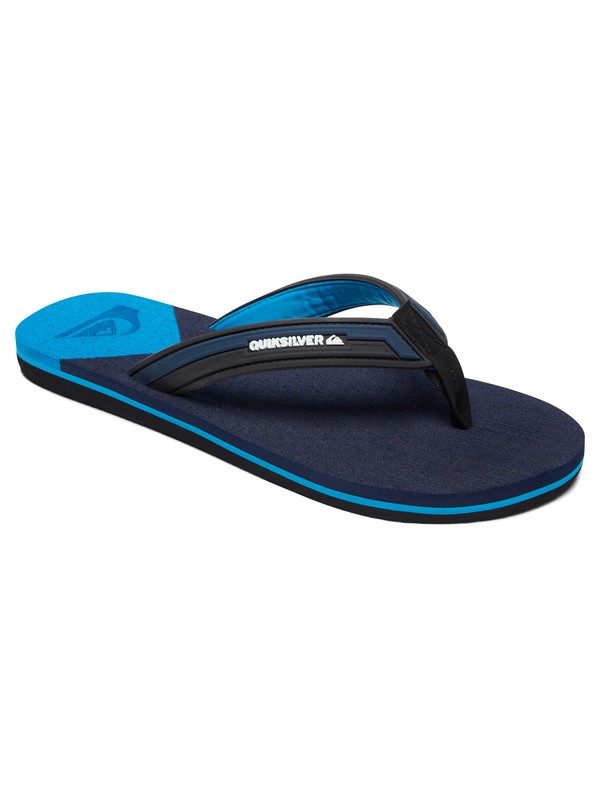 quiksilver, Molokai Deluxe - Chanclas para Niños, BLACK/BLUE/BLUE (xkbb) 0 Molokai Deluxe - Chanclas para Niños Negro AQBL100202 Quiksilver