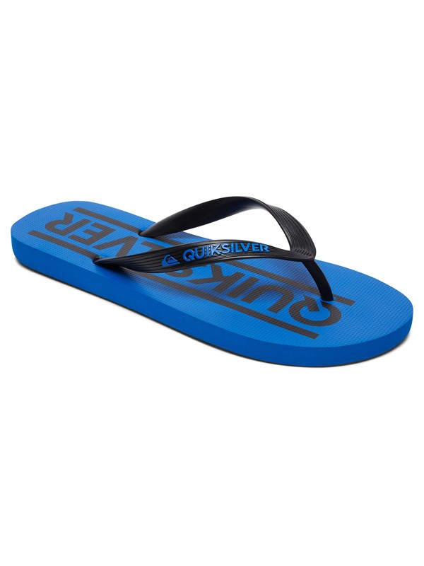 quiksilver, Java Wordmark - Flip-Flops for Boys, BLACK/BLUE/BLACK (xkbk) 0 Java Wordmark - Flip-Flops for Boys Black AQBL100260 Quiksilver