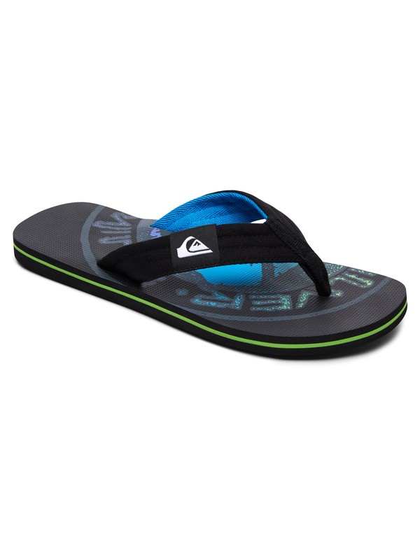 quiksilver, Molokai Layback - Sandalias para Chicos, BLACK/GREY/BLACK (xksk) 0 Molokai Layback - Sandalias para Chicos Negro AQBL100261 Quiksilver