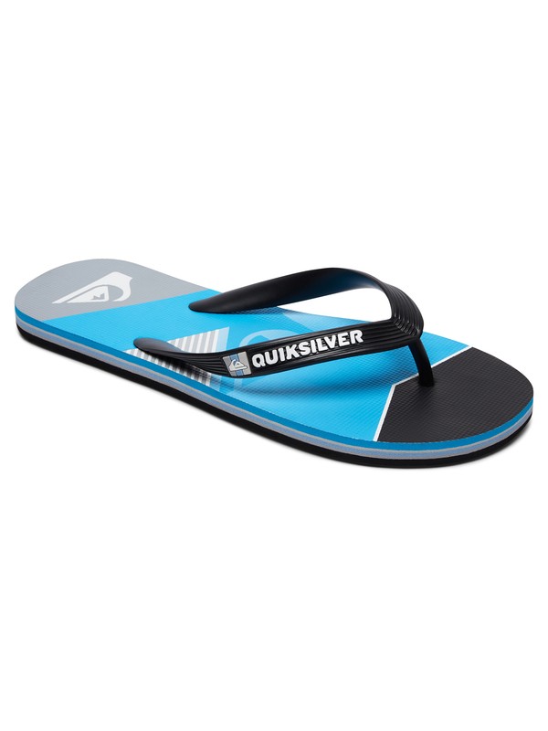 quiksilver, Molokai Slash Fade Logo - Sandalen für Jungen, BLACK/BLUE/GREY (xkbs) 0 Molokai Slash Fade Logo - Sandalen für Jungen AQBL100264 Quiksilver