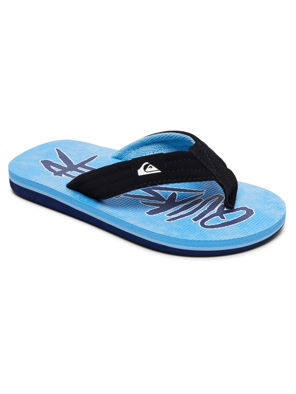 quiksilver, Boy's 8-16 Carver Print Sandals, BLUE/BLUE/BLUE (xbbb) 0 Boy's 8-16 Carver Print Sandals Blue AQBL100269 Quiksilver