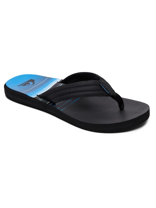 quiksilver, Carver - Sandalias para Chicos, BLACK/BLACK/BLUE (xkkb) 0 Carver - Sandalias para Chicos Negro AQBL100269 Quiksilver