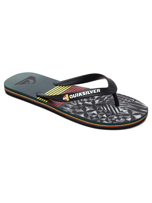 quiksilver, Boys 8-16 Molokai Highline Division - Flip-Flops, RED/YELLOW/GREEN (xryg) 0 Boys 8-16 Molokai Highline Division - Flip-Flops AQBL100272 Quiksilver