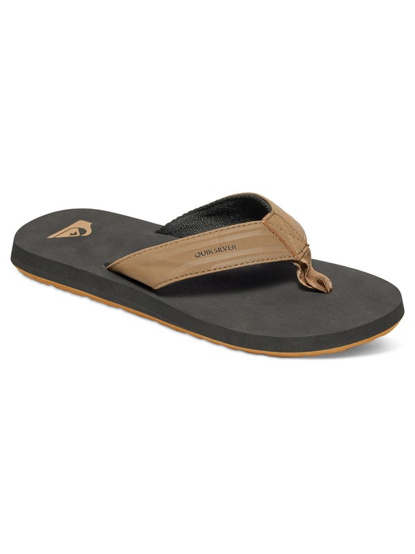 quiksilver, Boys 8 -16 Monkey Wrench Sandals, TAN - SOLID (tkd0) 0 Boys 8 -16 Monkey Wrench Sandals Beige AQBL100276 Quiksilver