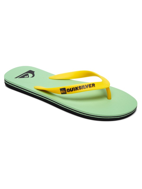 quiksilver, Molokai - Chanclas para Chicos, BLACK/GREEN/WHITE (xkgw) 0 Molokai - Chanclas para Chicos Negro AQBL100277 Quiksilver