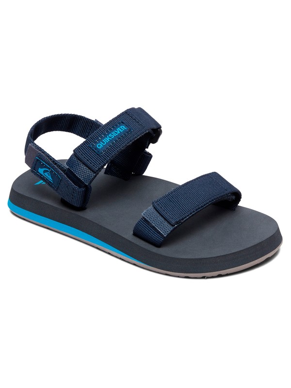quiksilver, Boy's 8-16 Monkey Caged Sandals, BLUE/GREY/BLUE (xbsb) 0 Boy's 8-16 Monkey Caged Sandals Blue AQBL100337 Quiksilver