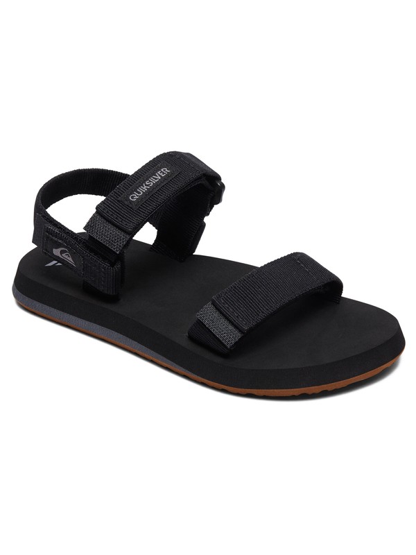 quiksilver, Boy's 8-16 Monkey Caged Sandals, BLACK/GREY/BROWN (xksc) 0 Boy's 8-16 Monkey Caged Sandals Multicolor AQBL100337 Quiksilver