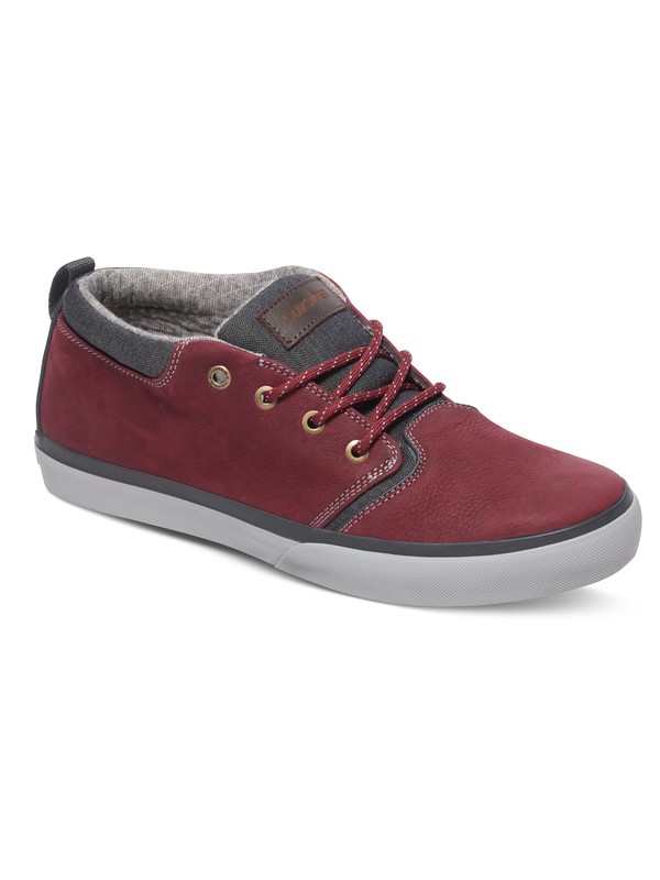 quiksilver, Griffin - Mid-Top Shoes, RED/GREY/GREY (xrss) 0 Griffin - Mid-Top Shoes AQBS100007 Quiksilver
