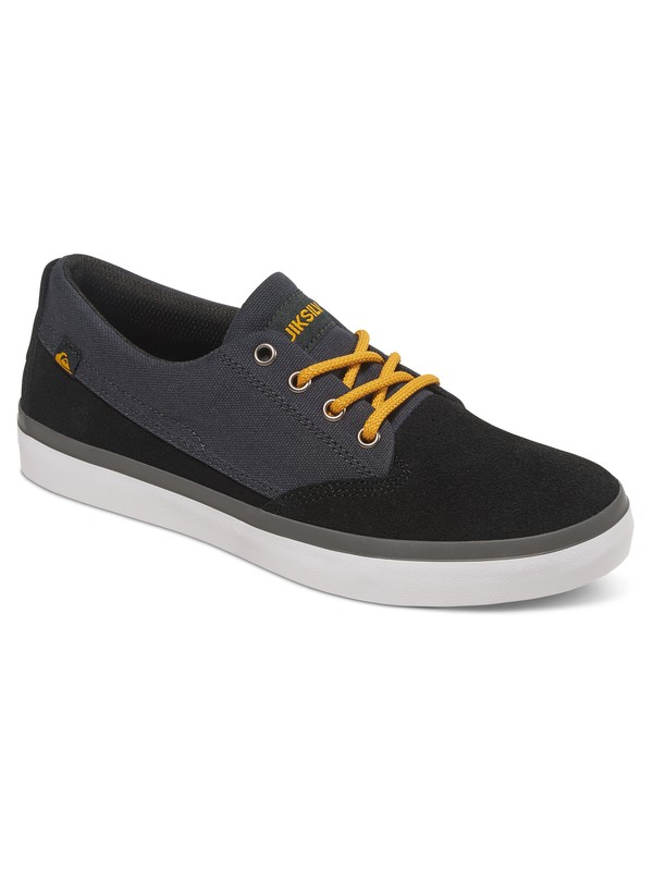 quiksilver, Beacon - Low-Top Shoes, BLACK/GREY/WHITE (xksw) 0 Beacon - Low-Top Shoes Grey AQBS300009 Quiksilver