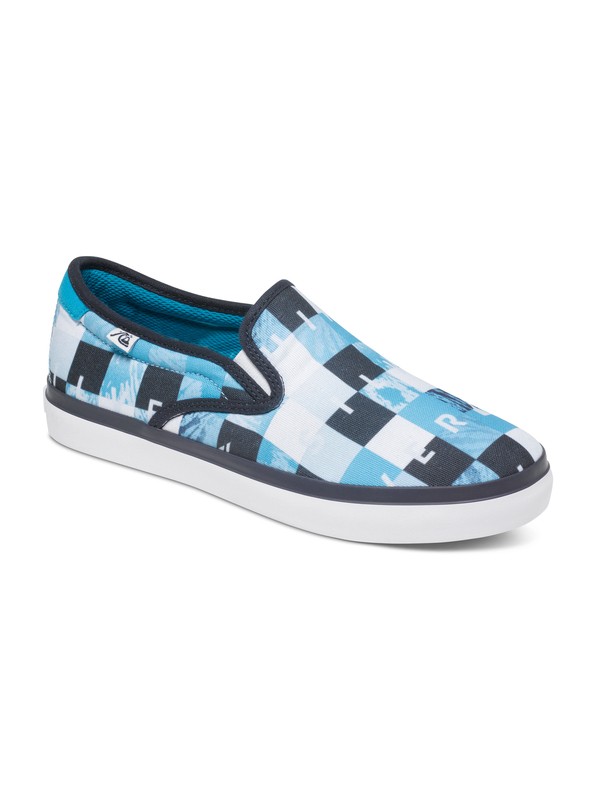 quiksilver, Shorebreak - Scarpa slip on, BLUE/BLACK/WHITE (xbkw) 0 Shorebreak - Scarpa slip on AQBS300019 Quiksilver