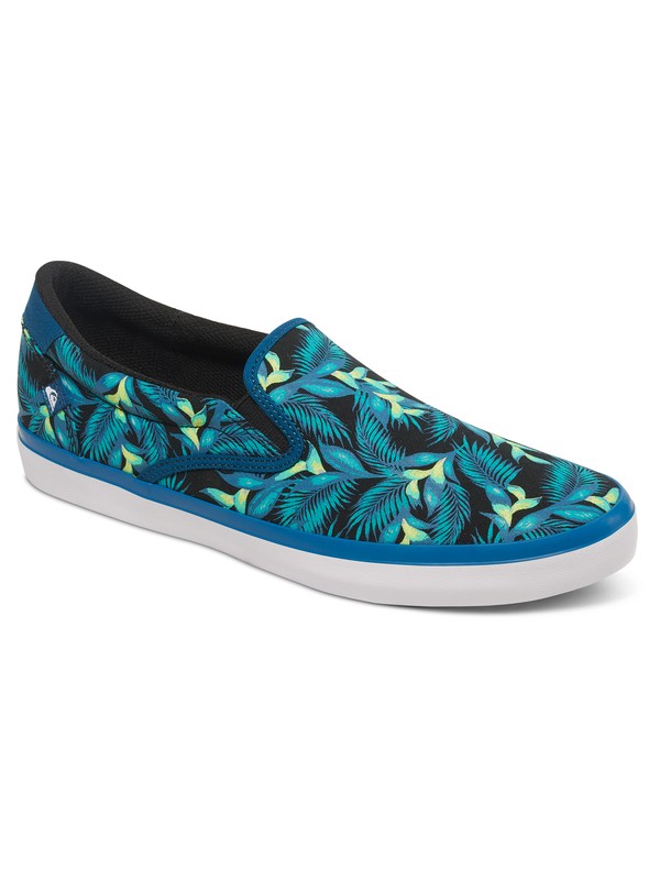 quiksilver, Shorebreak - Slip-On Shoes, BLUE/GREEN/WHITE (xbgw) 0 Shorebreak - Slip-On Shoes Blue AQBS300019 Quiksilver