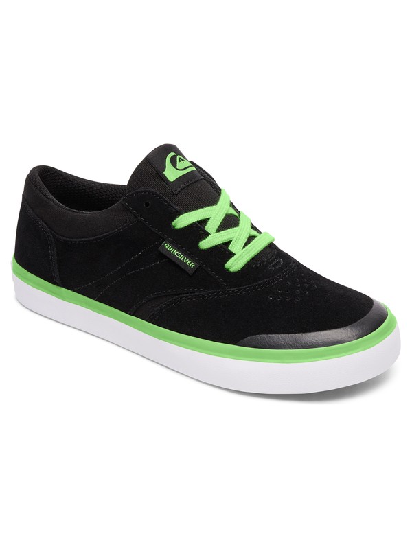 quiksilver, Burc - Schuhe, BLACK/GREEN/WHITE (xkgw) 0 Burc - Schuhe Schwarz AQBS300028 Quiksilver