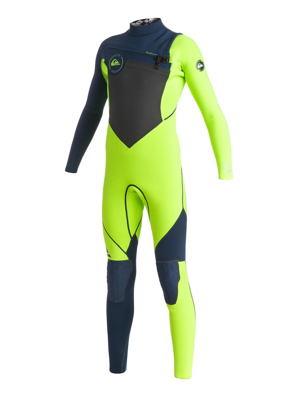quiksilver, AG47 Performance 3/2mm - Neoprenanzug mit Chest Zip, F. LIME/ INK BLUE (xggk) 0 AG47 Performance 3/2mm - Neoprenanzug mit Chest Zip AQBW103014 Quiksilver