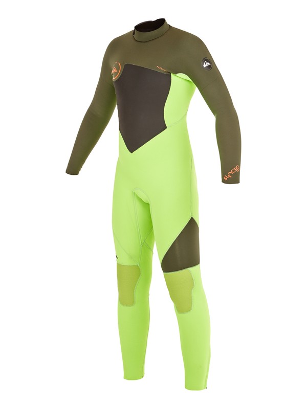 quiksilver, Syncro GBS 3/2mm - Muta con zip posteriore, F. LIME/ IVY (xggc) 0 Syncro GBS 3/2mm - Muta con zip posteriore AQBW103016 Quiksilver