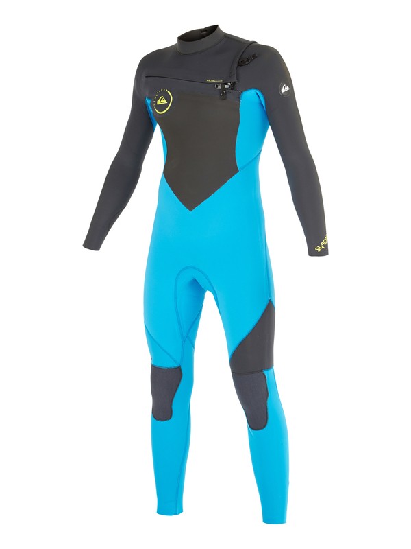 quiksilver, Syncro GBS 4/3mm - Neoprenanzug mit Chest Zip, GRAPHITE/ CYAN (xkkb) 0 Syncro GBS 4/3mm - Neoprenanzug mit Chest Zip AQBW103023 Quiksilver