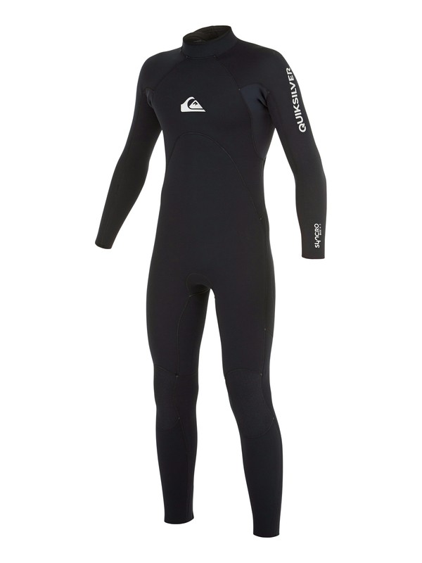 quiksilver, Boy's 8-16 5/4/3mm Syncro Back Zip GBS Wetsuit, BLACK (kvd0) 0 Boy's 8-16 5/4/3mm Syncro Back Zip GBS Wetsuit AQBW103031 Quiksilver
