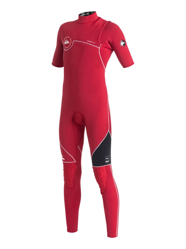 quiksilver, Boys 8-16 AG47 Zipperless 2/2mm Short Sleeve Wetsuit, RED/BLACK (xrrk) 0 Boys 8-16 AG47 Zipperless 2/2mm Short Sleeve Wetsuit AQBW303001 Quiksilver