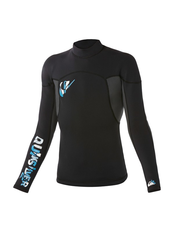 quiksilver, Boys Syncro 1.5mm Jacket, BLACK / GRAPHITE (xkks) 0 Boys Syncro 1.5mm Jacket AQBW800004 Quiksilver