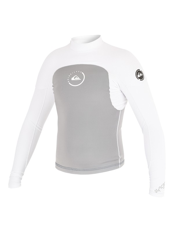 quiksilver, Syncro 1mm Long Sleeve Neosurfshirt - Top de surf, WHITE (wbb0) 0 Syncro 1mm Long Sleeve Neosurfshirt - Top de surf AQBW803006 Quiksilver