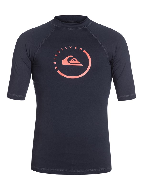quiksilver, Lock Up - Rash vest a maniche corte, NAVY BLAZER (byj0) 0 Lock Up - Rash vest a maniche corte AQBWR03004 Quiksilver