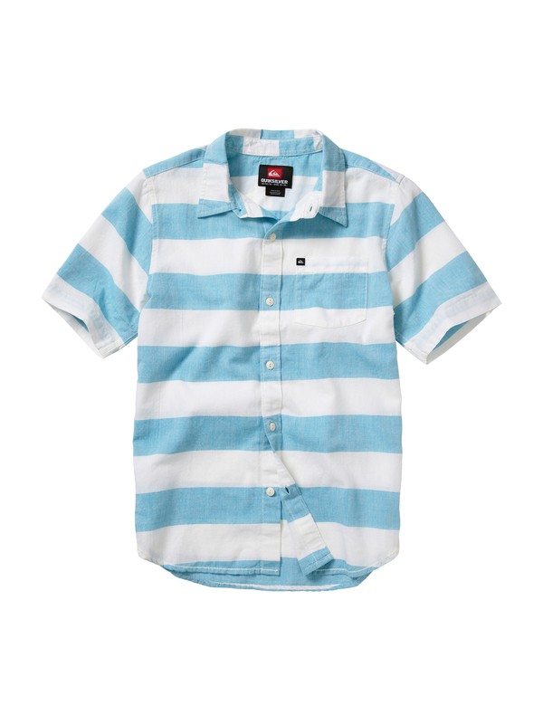 quiksilver, Boys 8-16 Tube Prison Shirt, AZUL (azb) 0 Boys 8-16 Tube Prison Shirt AQBWT00055 Quiksilver
