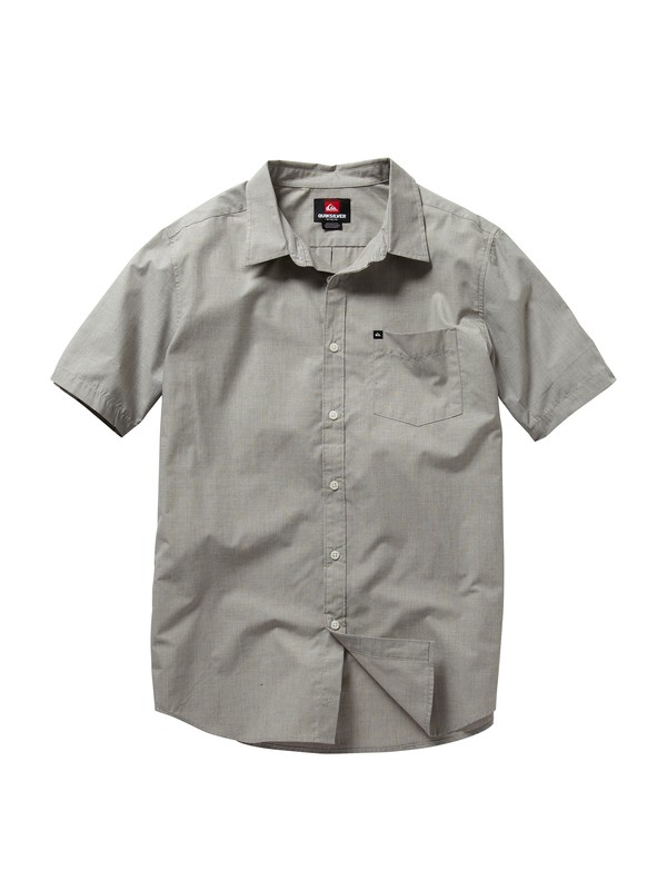 quiksilver, Boys 8-16 Fresh Breather Short Sleeve Shirt, DARK CHARCOAL (kta0) 0 Boys 8-16 Fresh Breather Short Sleeve Shirt AQBWT00063 Quiksilver