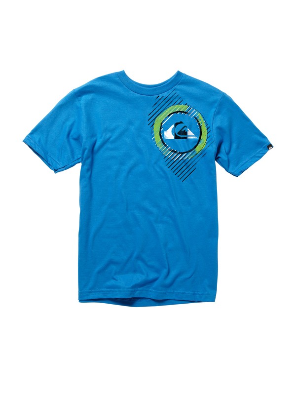 quiksilver, Boys 8-16 On Time T-shirt, SNORKEL (bqc0) 0 Boys 8-16 On Time T-shirt AQBZT00311 Quiksilver