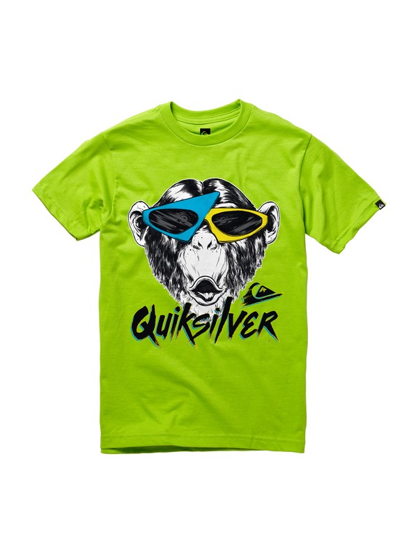 quiksilver, Boys 8-16 Monkey Biz T-shirt, LIME GREEN (gjz0) 0 Boys 8-16 Monkey Biz T-shirt AQBZT00314 Quiksilver