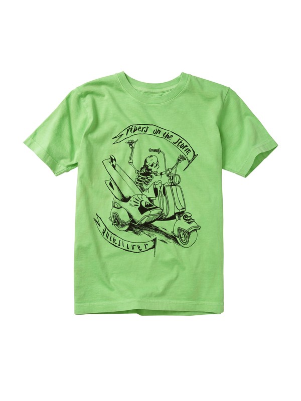 quiksilver, Boys 8-16 Sidecar T-shirt, NEON GREEN (gkq0) 0 Boys 8-16 Sidecar T-shirt AQBZT00340 Quiksilver