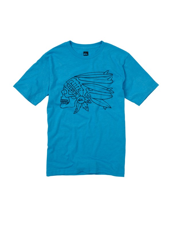 quiksilver, Boys 8-16 Klamath T-Shirt, CYAN HEATHER (bmjh) 0 Boys 8-16 Klamath T-Shirt AQBZT00430 Quiksilver
