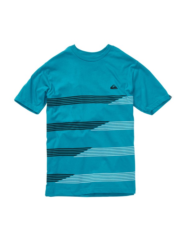 quiksilver, Boys 8-16 Lopsided T-Shirt, TILE BLUE (bny0) 0 Boys 8-16 Lopsided T-Shirt AQBZT00454 Quiksilver