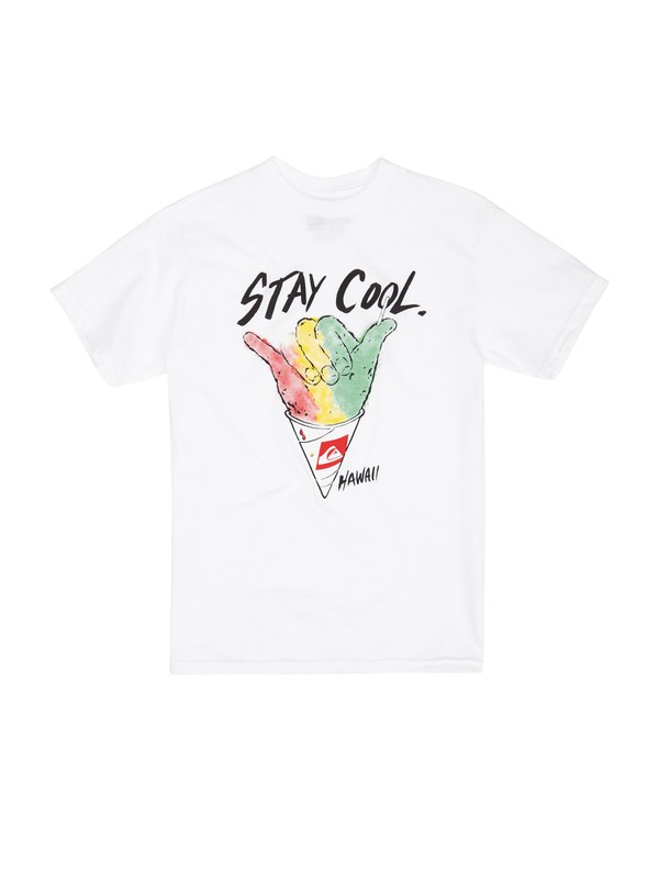 quiksilver, STAY COOL BY, WHITE (wbb0) 0 STAY COOL BY AQBZT00505 Quiksilver