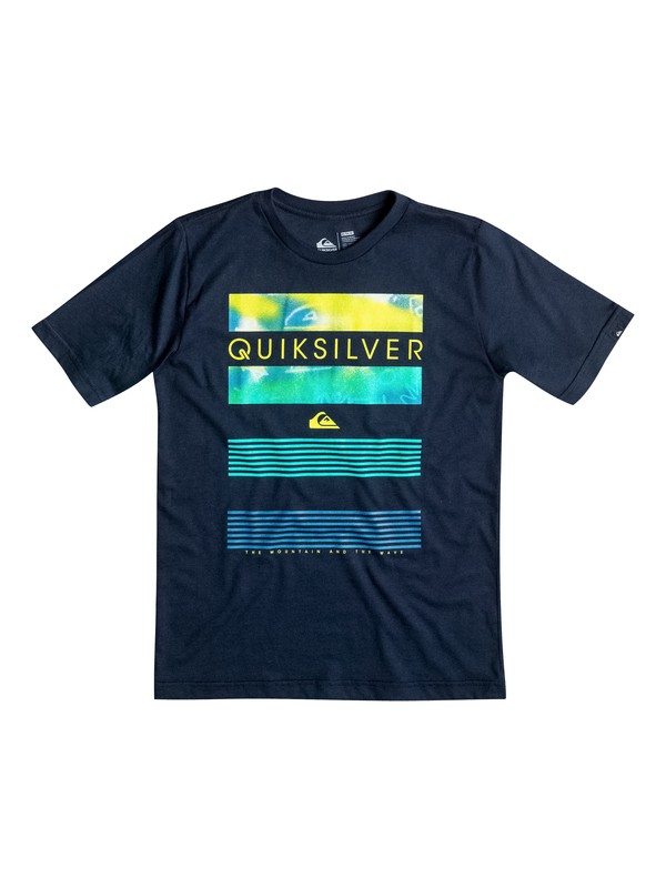 quiksilver, Line Up - T-Shirt, NAVY BLAZER (byj0) 0 Line Up - T-Shirt AQBZT03064 Quiksilver