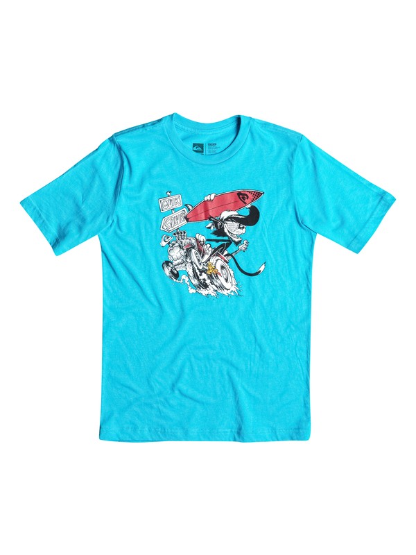quiksilver, Boys 8-16 Surf Cat Tee, HAWAIIAN OCEAN (bmj0) 0 Boys 8-16 Surf Cat Tee AQBZT03068 Quiksilver