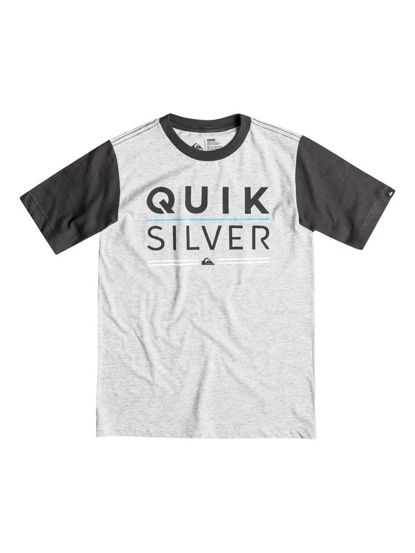 quiksilver, Fully Stacked - T-Shirt, GREY HEATHER (skth) 0 Fully Stacked - T-Shirt AQBZT03071 Quiksilver