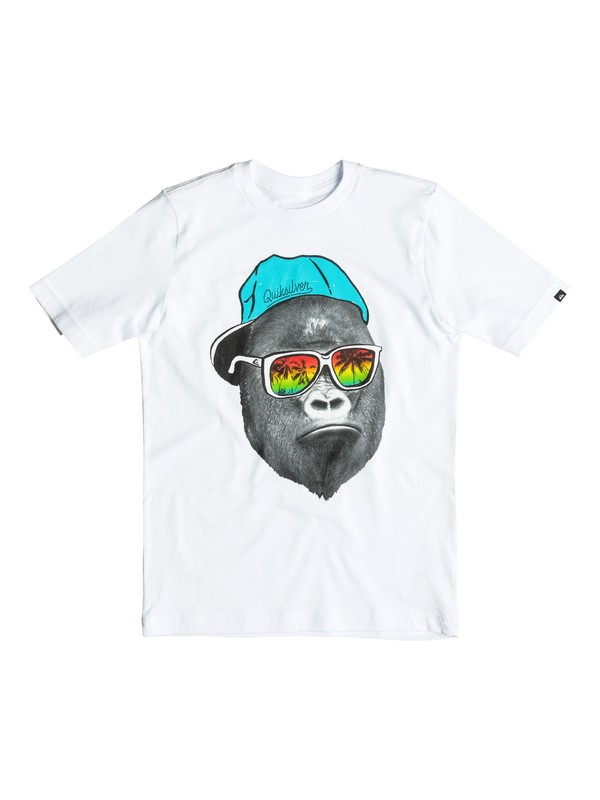 quiksilver, Boy's 8-16 Kong Business Tee, WHITE (wbb0) 0 Boy's 8-16 Kong Business Tee AQBZT03092 Quiksilver